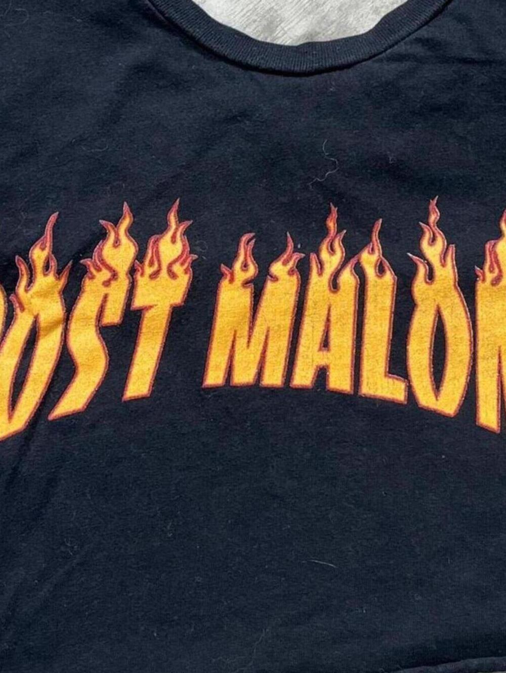 Post Malone Preowned XS Cropped T-shirt